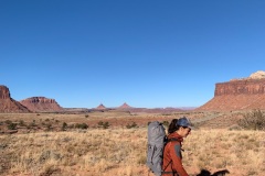 Avvicinamento-alla-falesia-Indian-Creek