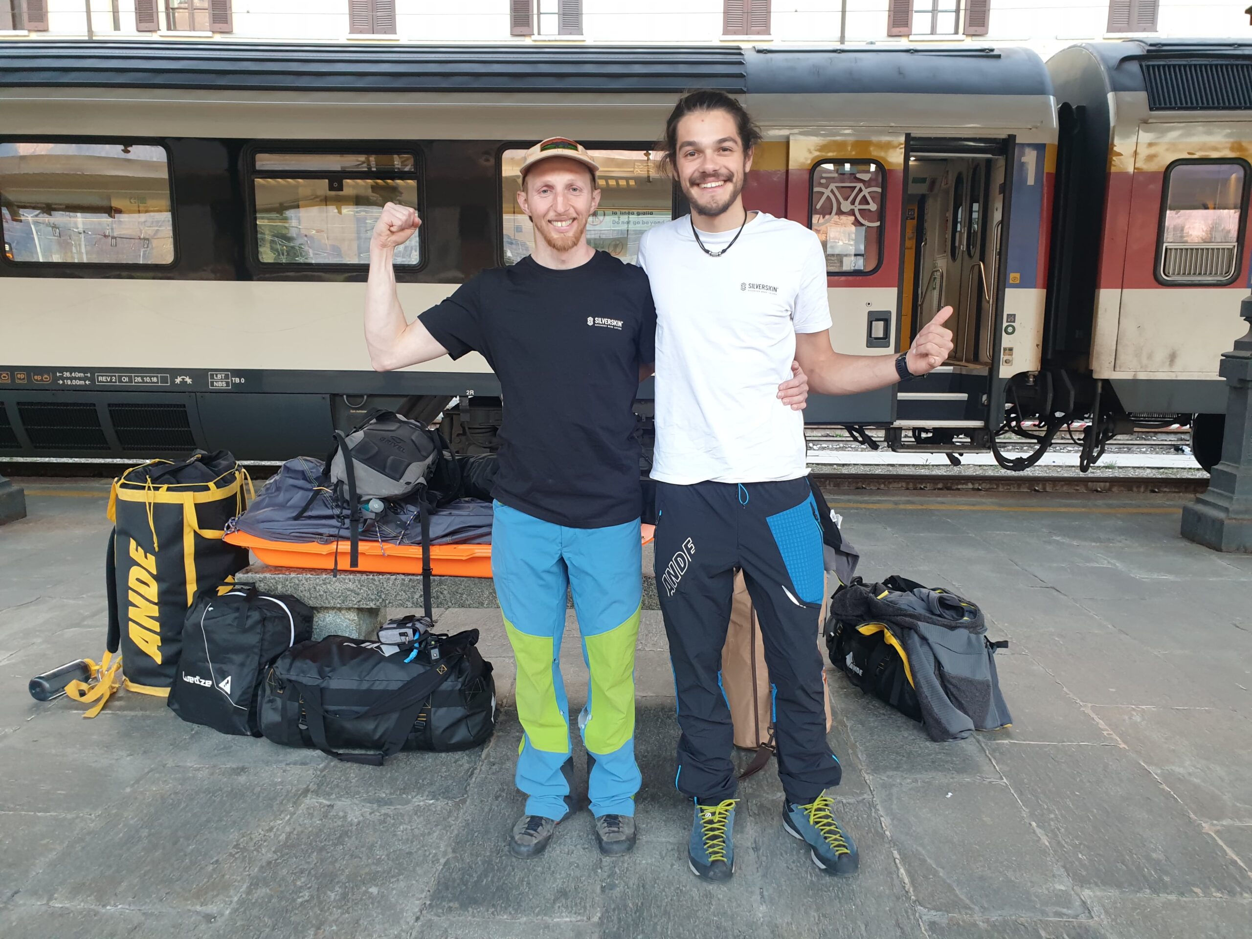 Dario Eynard in partenza per la Sarek Traverse