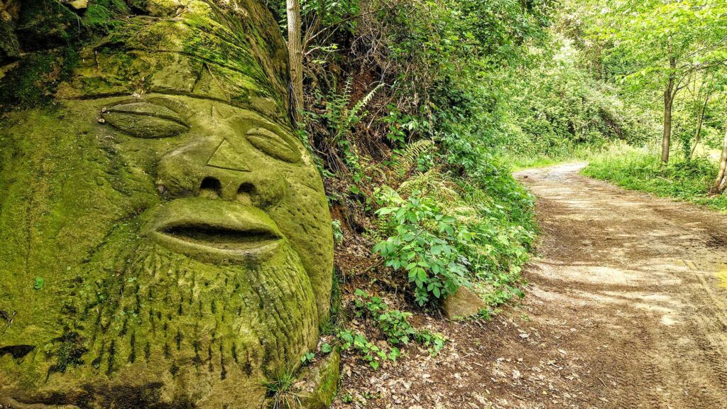 Sentiero scolpito del Vanni di Sotto il Monte