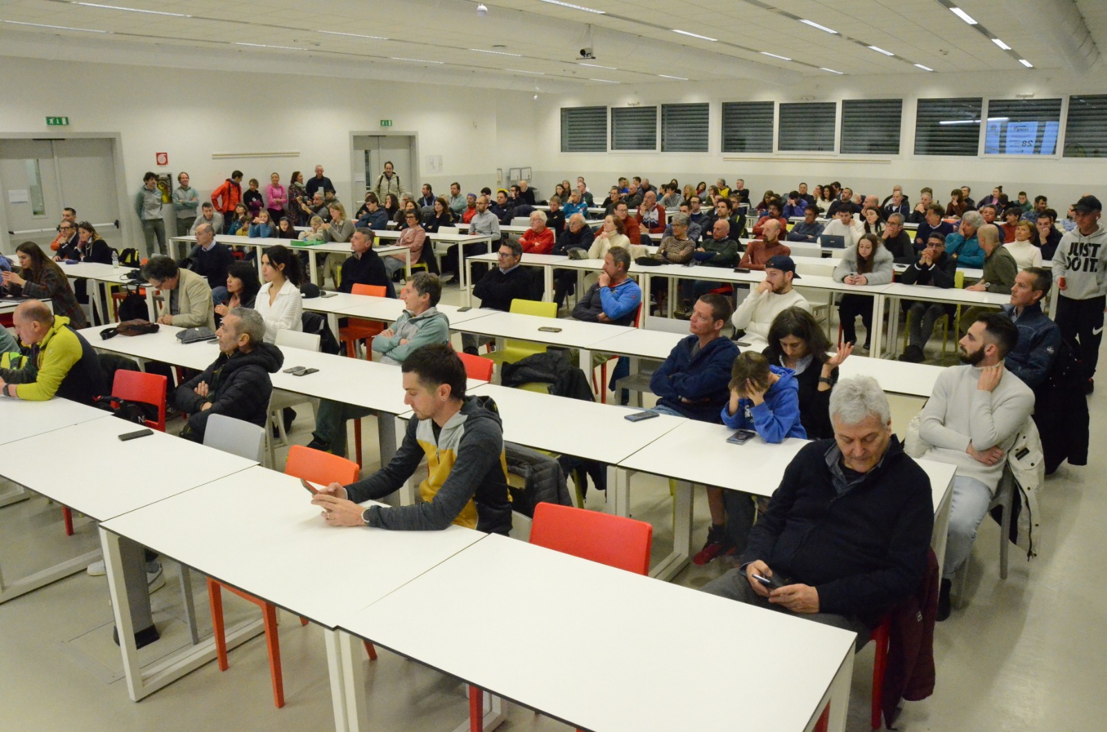 Pubblico in sala alla presentazione al politecnico di Lecco della ResegUp 2025