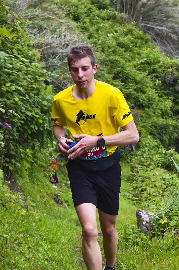 Alessandro Ganino ambassador Ande corre l'Acantilados del Norte Skyrace