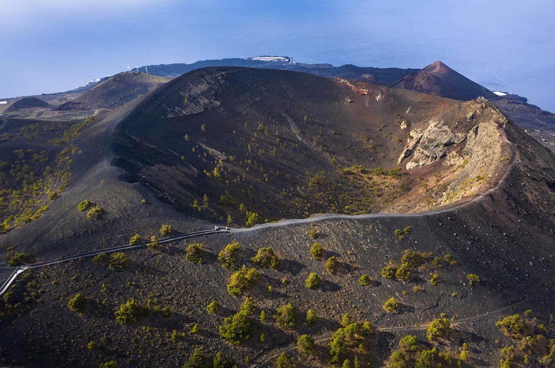 Panorama di La Palma alle Canarie