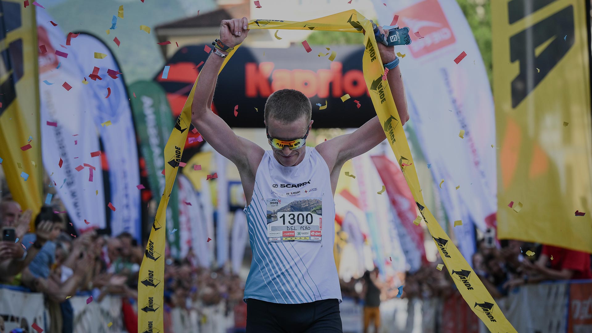 Resegup 2026 Luca del Pero primo classificato all'arrivo