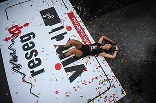 Resegup 2026 atleta all'arrivo