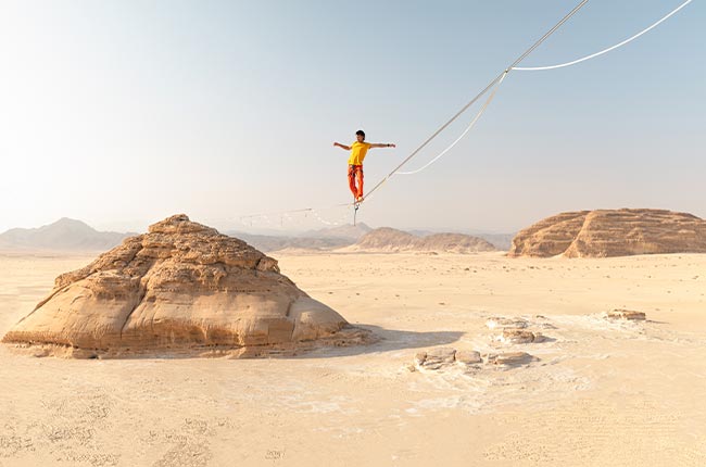 Another Way Documentario sulla slackline nel deserto del Sinai