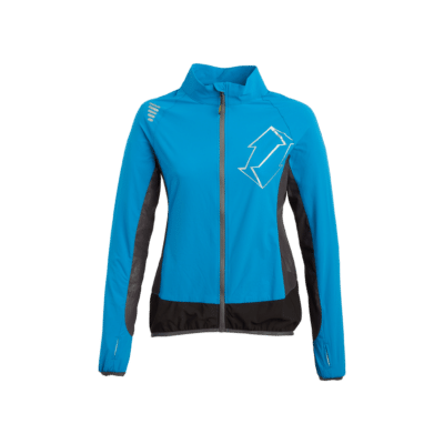 Felpa donna Running Lady Jkt azzurra