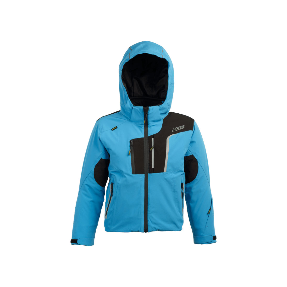 Giacca da sci bimbo Livigno Jr Jkt azzurra e nera