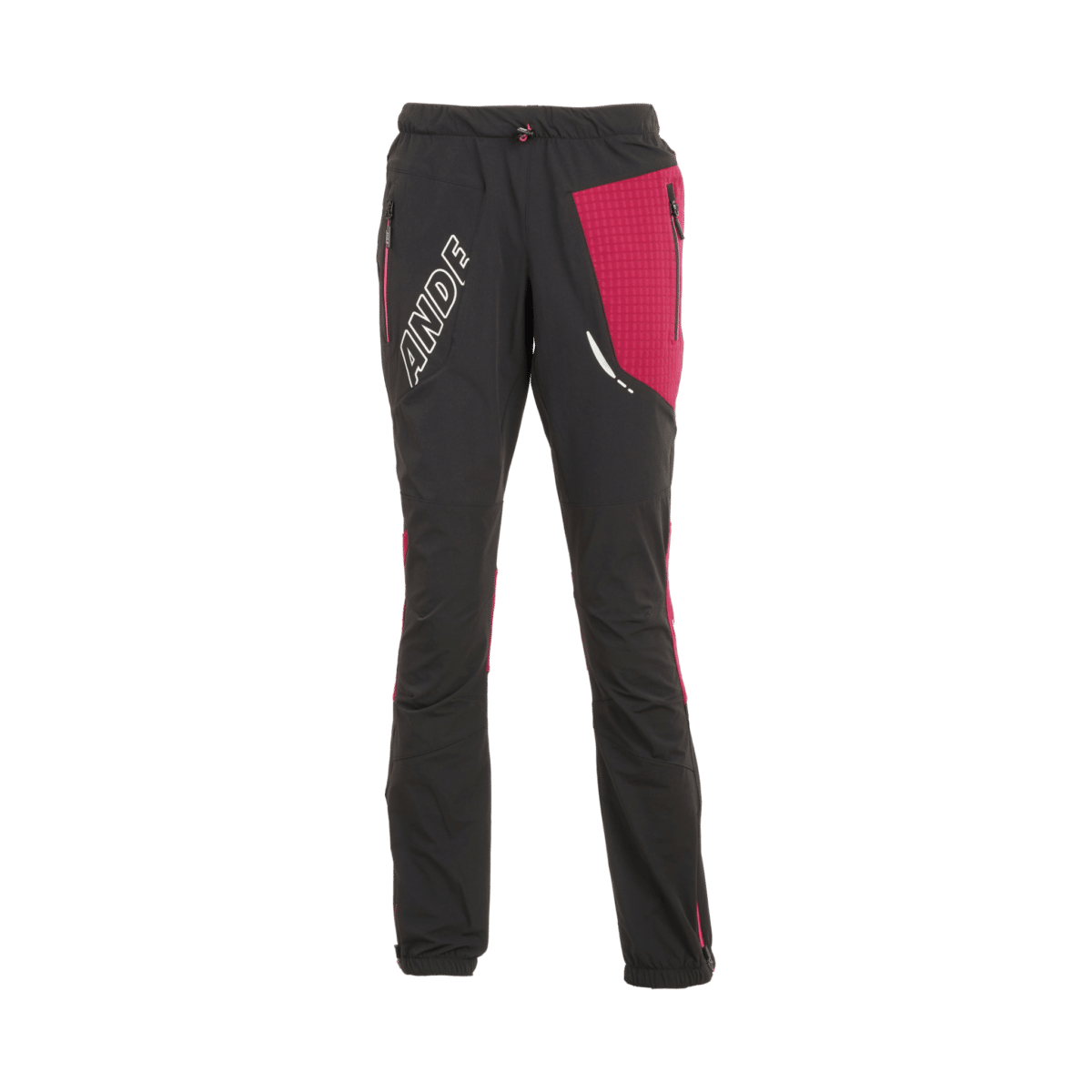 Pantaloni donna Manaslu Lady Pant neri e fucsia