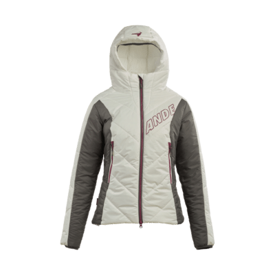 Giacca donna Agner Lady Jkt bianca grigia e fucsia