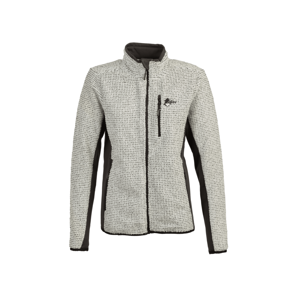 Felpa Donna Monviso Lady Fleece grigio chiaro