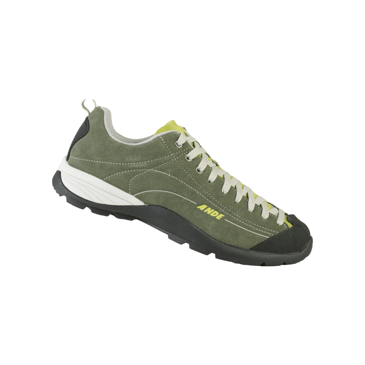 Scarpa Aspen 2.0 verde oliva di lato sollevata