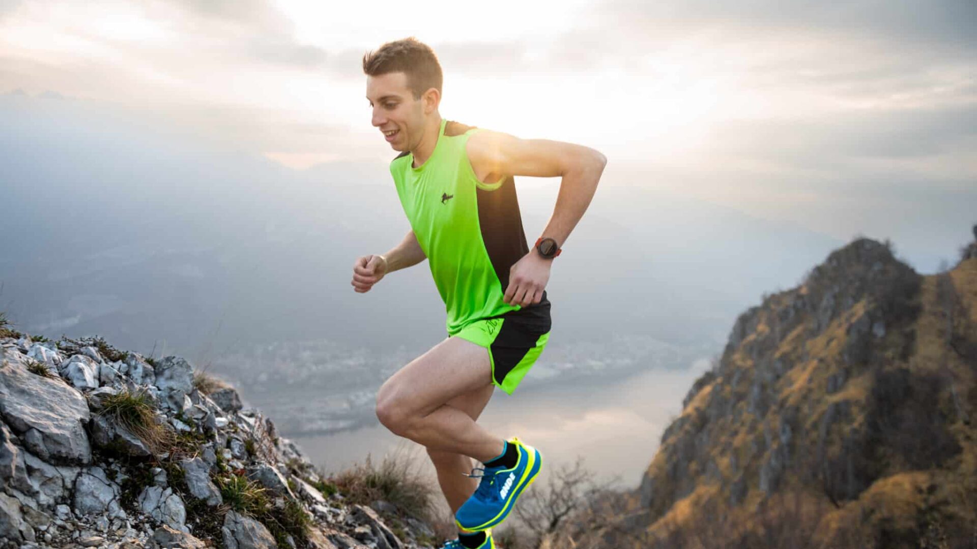 Alessandro Ganino ambassador Ande corre con le scarpe da trailrunning Thunder