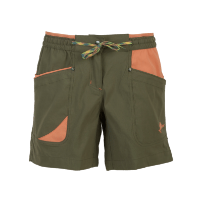 Pantaloncini Donna Verdon Lady Short verde foglia e albicocca