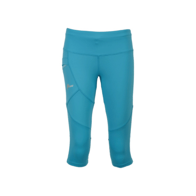 Pantaloni donna Run Lady Pant 3/4 azzurri