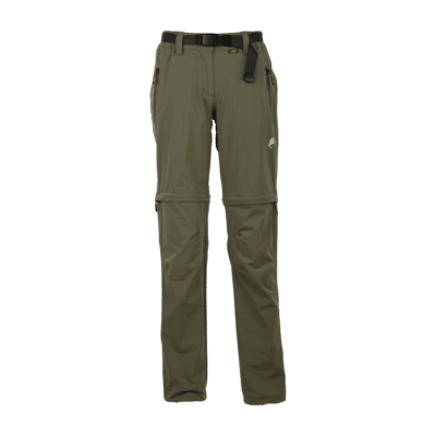 Pantaloni donna New Rose Lady Pant Zip-off verdi