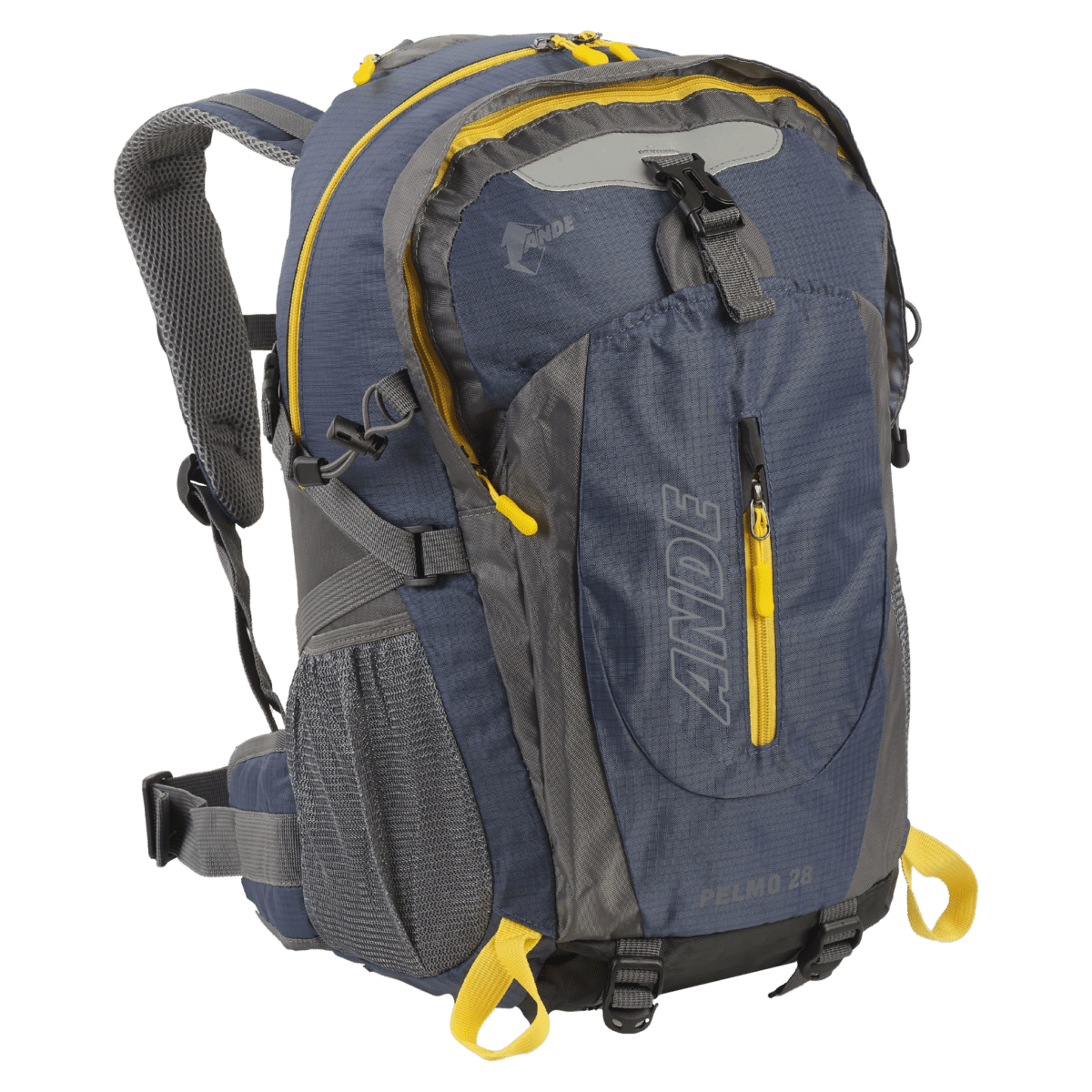 Zaino Pelmo 28 Lt blu e grigio di lato