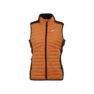 Cristallo Lady vest gilet donna arancione