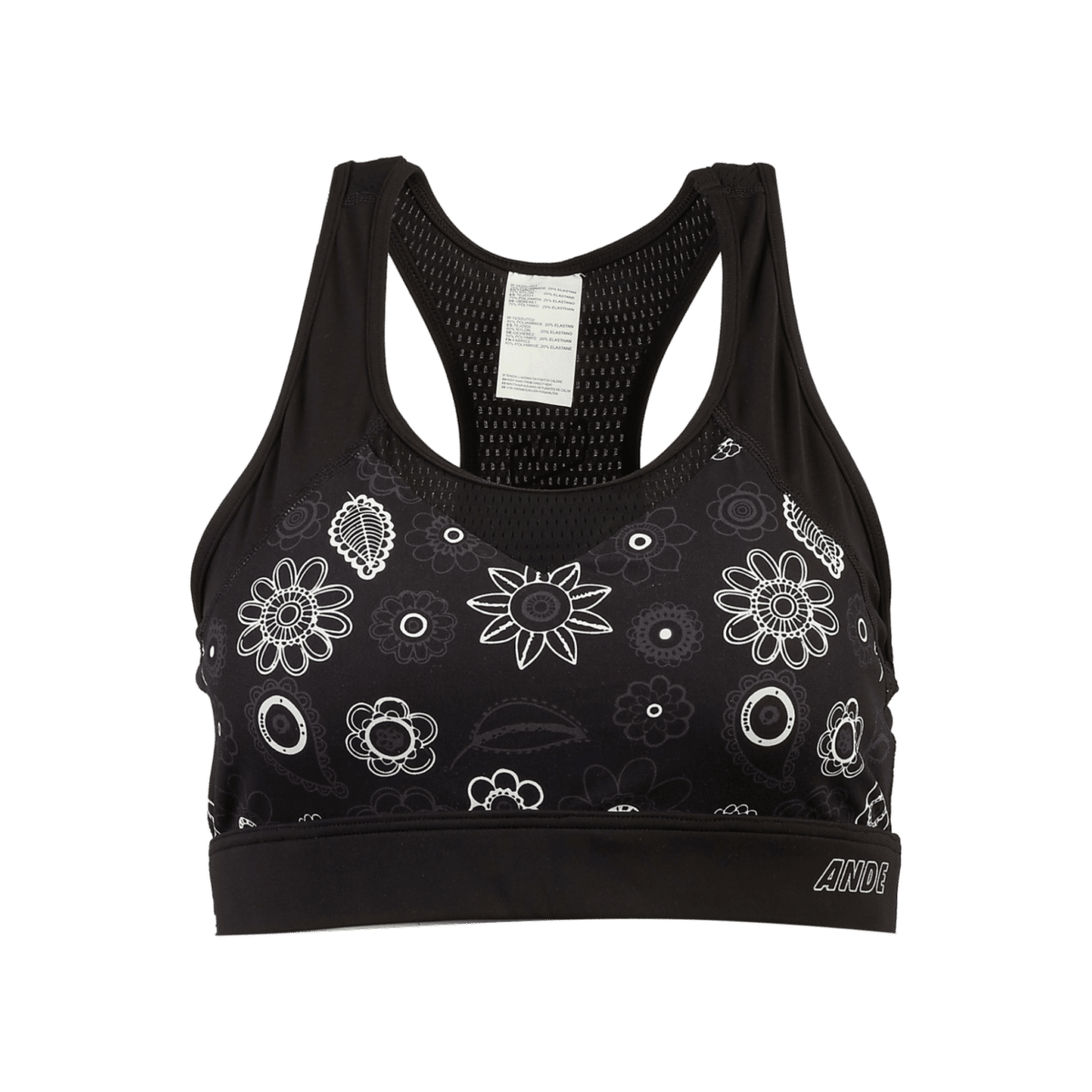 Lady Bra top sportivo nero donna