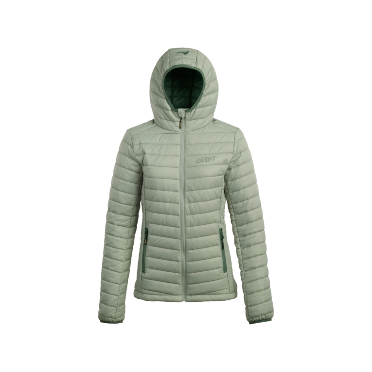 Chaqueta Mujer Ande Trieste - Térmica, Relleno Sorona, Tejido Nailon Ripstop, Capucha Fija, Bolsillos Con Cremallera